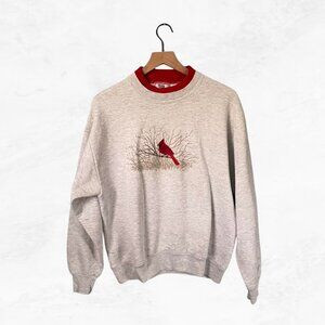 Top Stitch Vintage Cardinal Sweatshirt